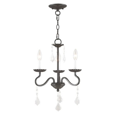 Livex Lighting Callisto 3 - Light Chandelier in  English Bronze