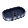 4pc Kajol Bathroom Set Blue - KRALIX: Resin Material, Includes Dispenser, Dish, Holder - 4 of 4