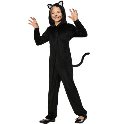 Black store cat jumpsuit