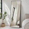 Grungis Rectangle Full Length Mirror,Full Body Mirror Floor Standing Hanging or Leaning Wall,Wall Mirror for Bedroom,Living Room - 3 of 4