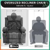 Recliner Rocking Chairs with Massage and Heat, Wide Comfy Sofa Couch with Side Pockets and Cup Holder for Bedroom - 4 of 4
