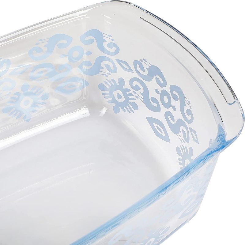Spice By Tia Mowry 1.6 Quart Spicy Cloves Glass Loaf Pan, 3 of 6