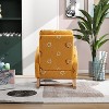 26.8"W Nursery Rocking Chair, Mid Century Accent Rocker Armchair With Side Pocket, Upholstered High Back Rocking Chair for Living Room Kids Room - 2 of 4