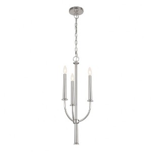 Kichler Lighting Florence 3 - Light Chandelier in  Polished Nickel - 1 of 4