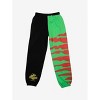 Jurassic Park Logo & Dino Stripes Adult Split Sweatpants - 3 of 3