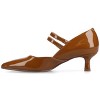 Journee Women's Carnation Medium and Wide Width Kitten Heel Mary Jane Pumps - 2 of 4