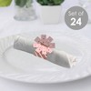 Big Dot of Happiness 1st Birthday Little Miss Onederful - Girl First Birthday Party Paper Napkin Holder - Napkin Rings - Set of 24 - 2 of 4