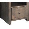 NicBex Wooden File Cabinet with 1 Drawer and Open Shelf Stylish Wooden Top Filing Cabinet Under Desk Storage for Home, Office - 3 of 4