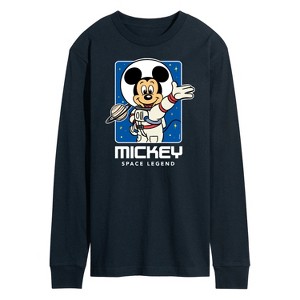 Men's - Disney - Mickey Mouse Space Legend Long Sleeve Graphic T-Shirt - 1 of 4