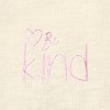 Dalix Be Kind Embroidered Cotton Relaxed Fit Short Sleeve Crewneck Tee Shirt Women - 4 of 4
