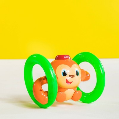 rolling laughing monkey toy