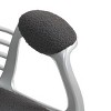 GlasFlength Task and Office Chairs Adjustable Office Chair Ergonomic Swivel Chair Computer Arm Chair for Long Sitting, Gray, 23.5"*23.8"*40.5" - 3 of 4