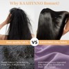 YEVYO Silk Bonnet for Sleeping Women, Satin Hair Bonnet for Sleeping for Wavy Curly Natural Hair Women Men - 3 of 4