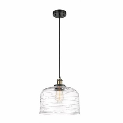 Bell - 1 Light Cord Hung Mini Pendant In Industrial Style-11.38 Inches Tall and 12 Inches Wide