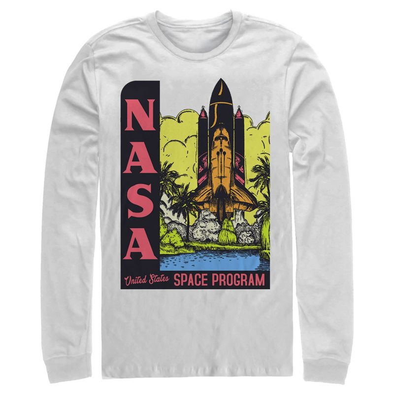 Men's NASA Bold Space Program Long Sleeve Shirt, 1 of 4