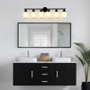 DAKAFUL Modern Bathroom Vanity Light, 4/5/6//8/10-Light Vanity Fixtures with Clear Glass Shade, Reversible Wall Sconces Over Mirror,for Bedroom - 3 of 4