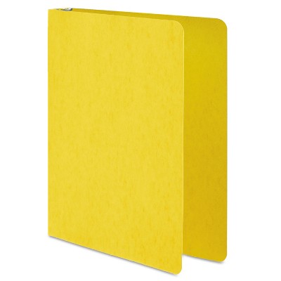 Wilson Jones PRESSTEX Round Ring Binder 1" Cap Yellow 38610