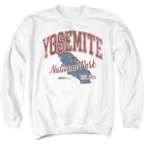 Men's Yosemite National Park State Line Crewneck Sweatshirt - 1 of 4