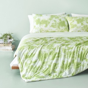 Cozy Bliss Double-Sided Cooling Comforter Set, Silk Smooth Blanket, Soft Breathable Design - 1 of 4