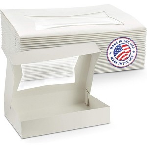 MT Products White Treat Boxes - 12