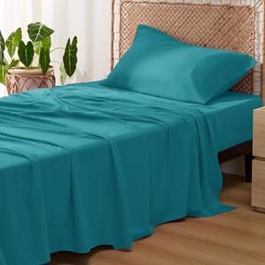 Bedsure | Rayon Derived from Bamboo Sheet Set Stay Cool & Comfy - 1 of 4