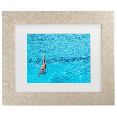 Trademark Fine Art - Linda Wride Synchronised Swimming Practice Matted ...