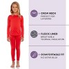 Rocky Thermal Underwear for Girls, Long Johns Fleece Lined Set, Shirt & Pants, Base Layer - 2 of 4