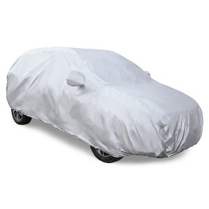 Unique Bargains 170T Car Cover Weather Waterproof Scratch Rain Snow Heat Resistant - 1 of 4