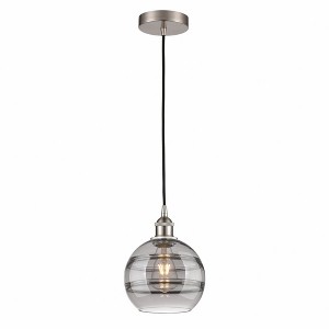 Rochester - 1 Light Cord Hung Mini Pendant In Industrial Style-9.88 Inches Tall and 8 Inches Wide - 1 of 1