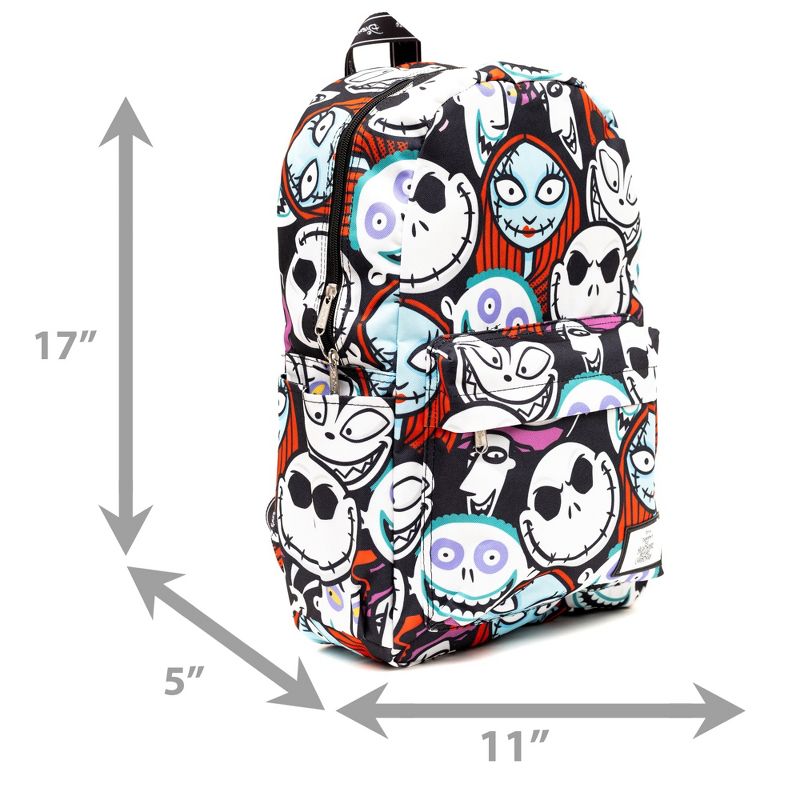 Wondapop Disney Nightmare Before Christmas 17" Full Nylon Backpack, 5 of 6
