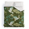Deny Designs Caroline Okun A Mid Summer Night Crane King Comforter and Sham Set (2-3pc Set) - 2 of 4