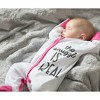 Pavilion Gift Company - Snuggle - 6-12 Months Pink Trimmed Sleeper - One Piece Pajamas - 2 of 4
