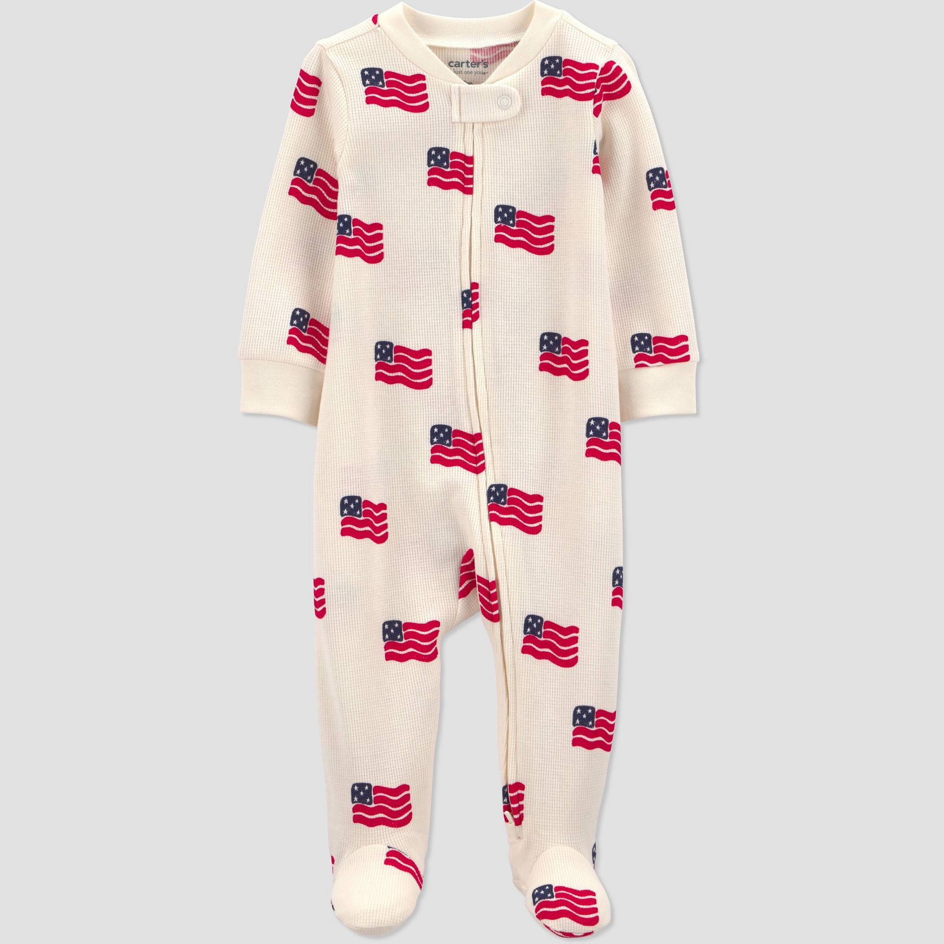 Carter's Just One You® Baby USA Flag Graphic Sleep N' Play - Cream
