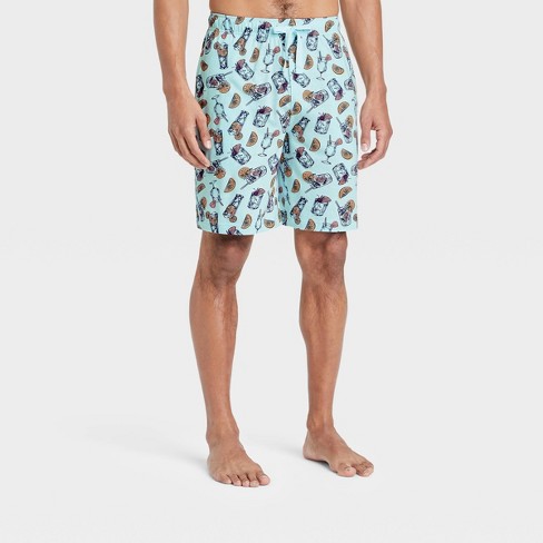 Goodfellow & Co Men's 9 Knit Pajama Shorts, Soft Jersey Elastic Waistband Sleep  Pajama Short (Dark Black, M) at  Men's Clothing store