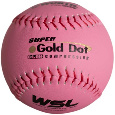 Worth Pink Pro Comp Super Gold Dot 12" Slowpitch WSL Softballs DZ