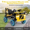 Costway 24V Ride On Excavator, 4WD Electric Truck Construction Vehicle with Remote Control - 4 of 4