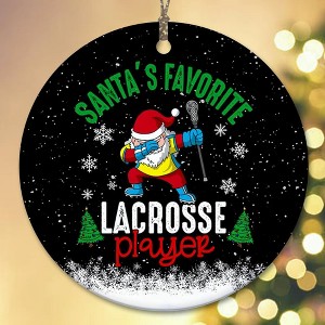 Lomsoe Christmas Ornament Santa's Favorite Player Ceramic Ornament Tree Decor Gift for Player Christmas Tree Ornament Christmas Decor Christmas Gift - 1 of 1