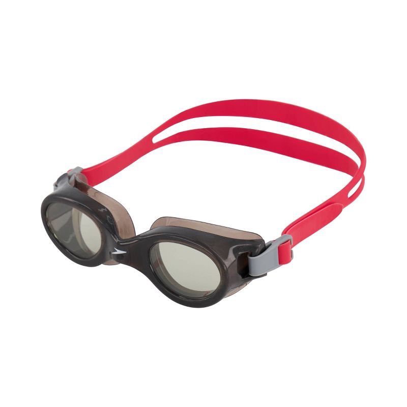 Speedo Adult Boomerang Goggles - Black/Steel, 1 of 4