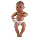 Miniland Educational Anatomically Correct Newborn Doll, 15-3/4", Boy, Brown Eyes
