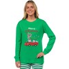 Peppa Pig Matching Family Pajamas Merry Christmas Holiday Fun Shirt and Pant Tight Fit Set Green - 2 of 4