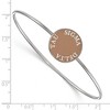 Black Bow Jewelry Sterling Silver Sigma Delta Tau Greek Life Bangle Bracelet 8 Inch - 2 of 3
