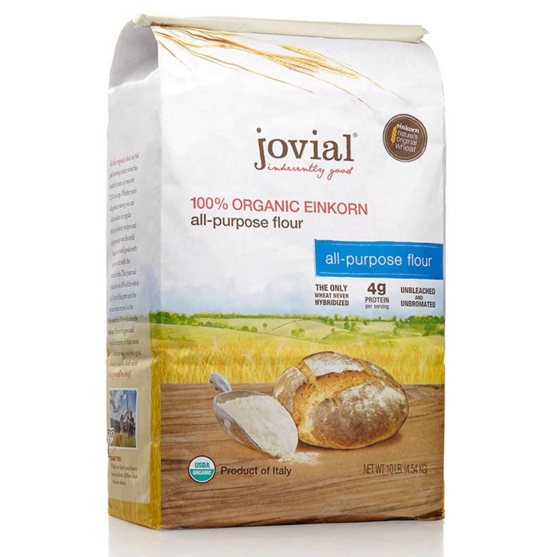 Jovial 100% Organic All Purpose Einkorn Flour - Case of 2/10 lb, 2 of 8