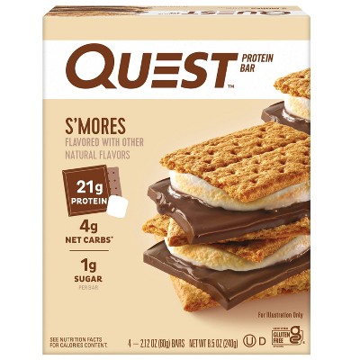 Quest Mini Cookies & Cream Protein Bar, Keto Friendly, 0.81 oz, 14