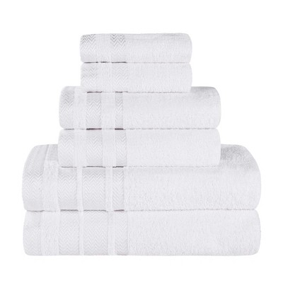 Cotton Medium Weight Absorbant and Fluffy Bathroom Towel Set by Blue Nile Mills