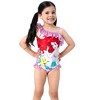 PATPAT Disney Mickey Mouse & Friends Girls One Piece Swimsuits Ruffles Swimwear Beach Sport Bathing Suit 3-10Y - 2 of 4