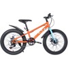 Aukfa Kids Mountain Bike Fat Tire 20 Inch 7 Speed Transmission with Fenders, Suitable for Girls and Boys Over 5 Years Old - 2 of 4