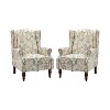 Theodor Armchair with Spindle Legs for Living Room and Bedroom Club Chair Set of 2 | ARTFUL LIVING DESIGN - 2 of 4