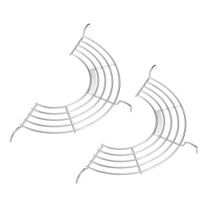 Unique Bargains Stainless Steel Semi-circular Strainers Corrosion-resistant Oil Drain Rack - 1 of 4