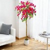 Artificial Tree for Indoor & Outdoor Decor Faux Planter Potted Fake Tree Flower, Thanksgiving for Home, Office - 3 of 4