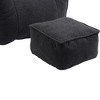 NicBex High Back Bean Bag Chair for Adults and Kids,Lazy Sofa with Footstool for Living Room,Bedroom,Apartment - 4 of 4